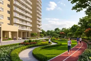 Jogging Track at Emaar Elara